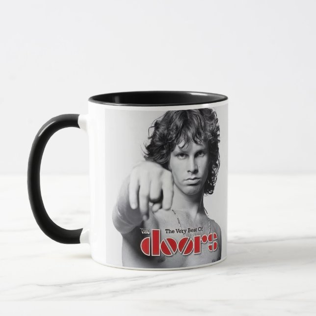 Jim Morrison and Elvis Presley Mug (Left)