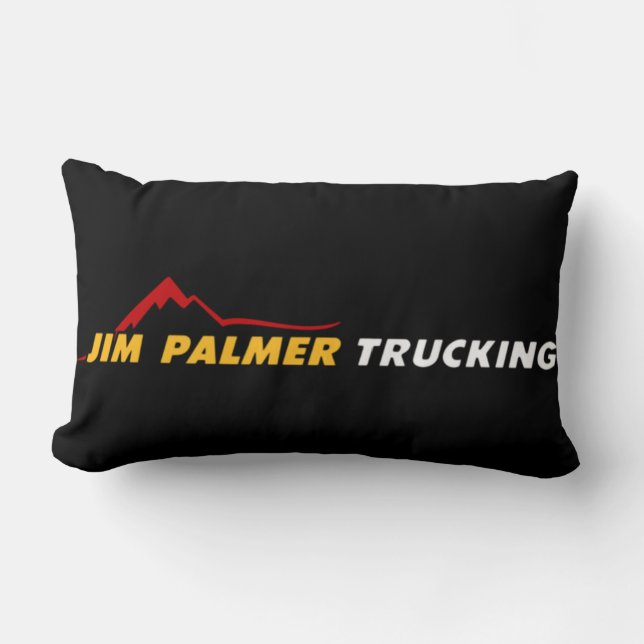 Jim Palmer Trucking Lumbar Cushion (Front)