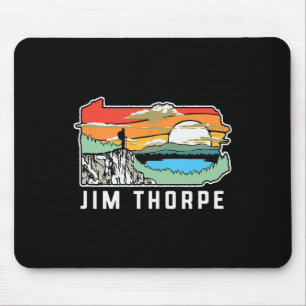 Jim Thorpe Pennsylvania Nature Outdoor Hiking Mouse Pad