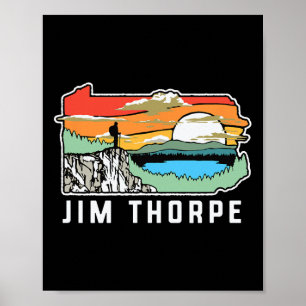 Jim Thorpe Pennsylvania Nature Outdoor Hiking Poster