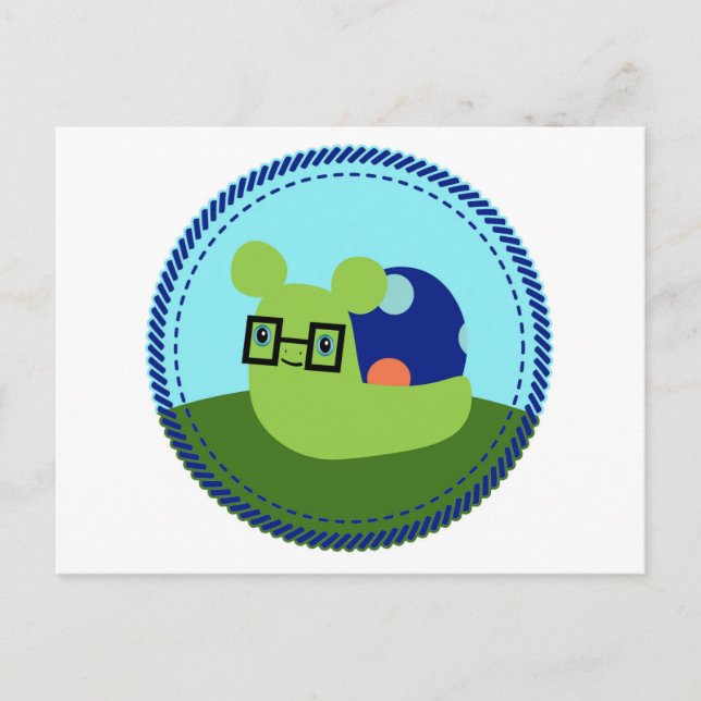 JimBob Snail Postcard (Front)