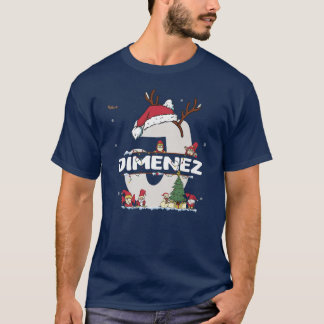 Jimenez Christmasw Jimenez Name for funny Xmas  T-Shirt