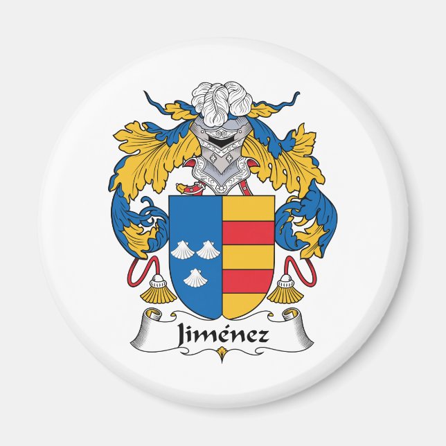 Jimenez Family Crest Magnet (Front)