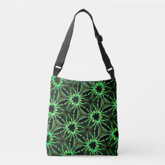 Jimette Bandoulière Tank Design Black Green Crossbody Bag