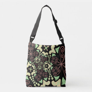 Jimette Colorful Design Tape-Bag Crossbody Bag