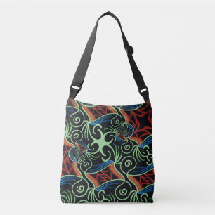 Jimette Colorful Design Tape-Bag Crossbody Bag