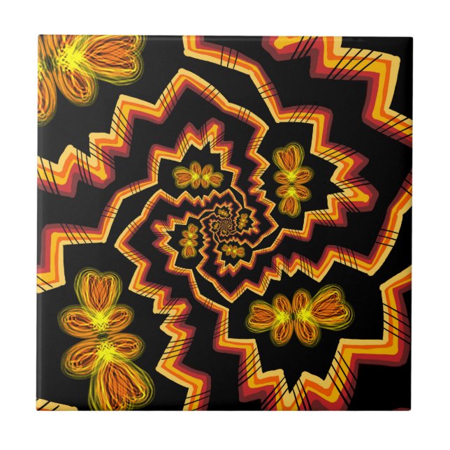 Jimette Design ceramic 2020 collection Tile (Front)