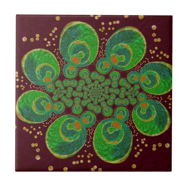Jimette Design ceramic 2020 collection Tile (Front)