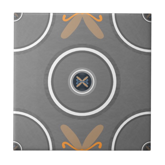 Jimette Design ceramic 2020 collection Tile (Front)