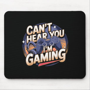 Jimino Uni-adult Gaming - Can't Hear You I'm Gamin Mouse Pad
