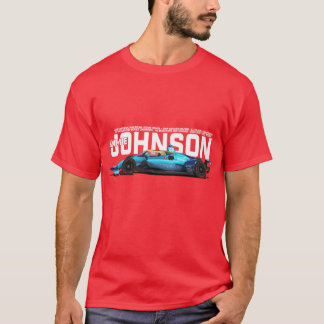 Jimmie Johnson 2022 white on dark blue T-Shirt