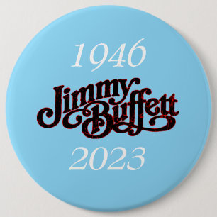 jimmy buffett  6 cm round badge