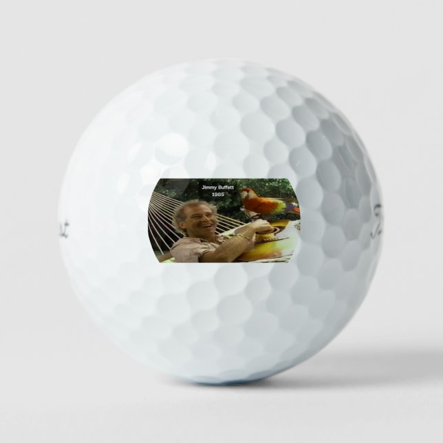 Jimmy Buffett Golf Balls (Front)