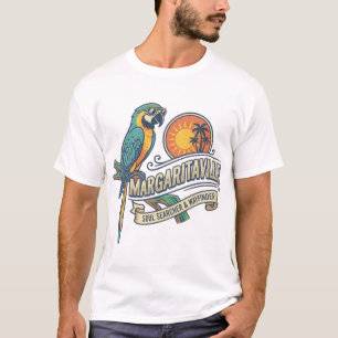 Jimmy Buffett Margaritaville Parrot  T-Shirt
