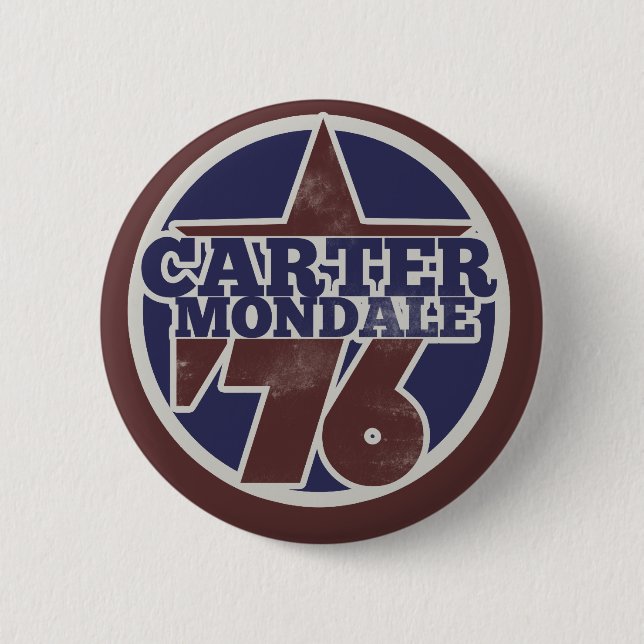 Jimmy Carter 6 Cm Round Badge (Front)