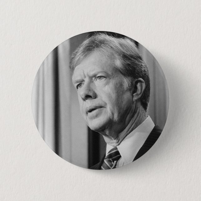 Jimmy Carter 6 Cm Round Badge (Front)