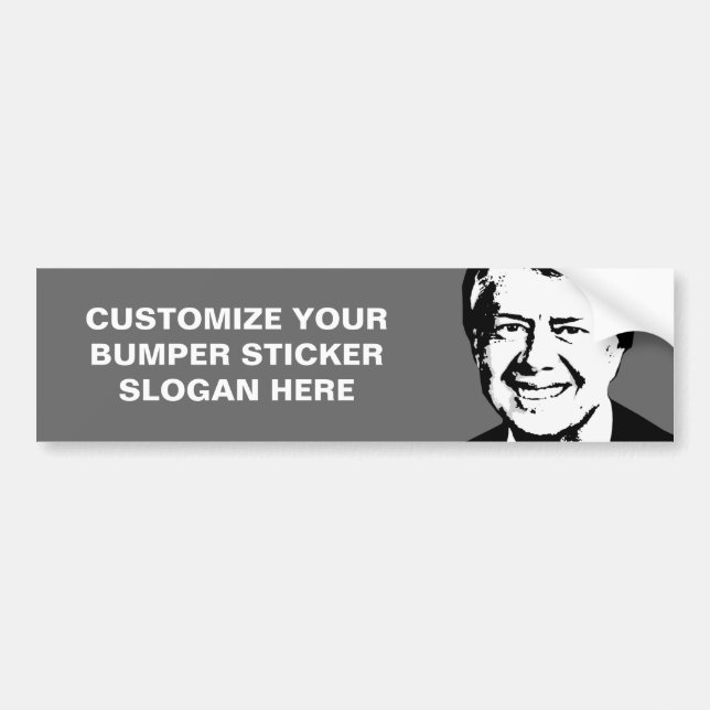 Jimmy Carter Bumper Sticker (Front)