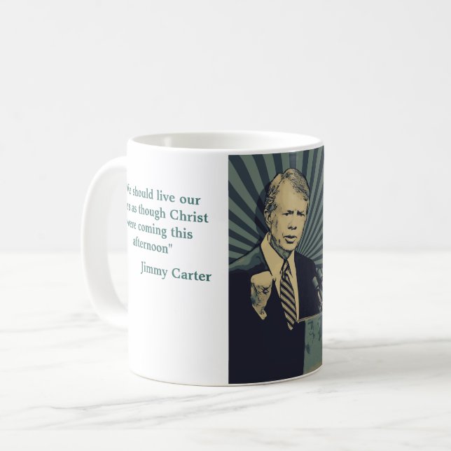 Jimmy Carter Coffee Mug (Front Left)
