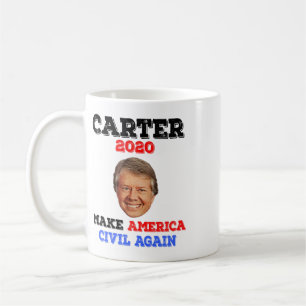 Jimmy Carter Make America Civil Again Democrat Gif Coffee Mug