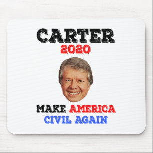 Jimmy Carter Make America Civil Again Democrat Gif Mouse Pad