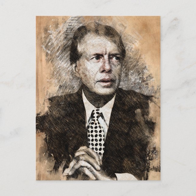 Jimmy Carter Postcard (Front)