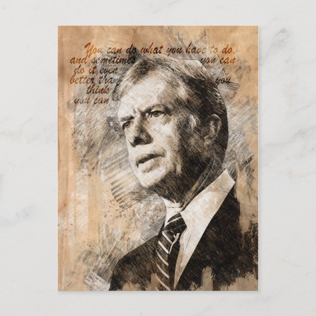 Jimmy Carter Postcard (Front)