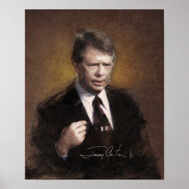 Jimmy Carter | The American President art Painting Poster (Front)