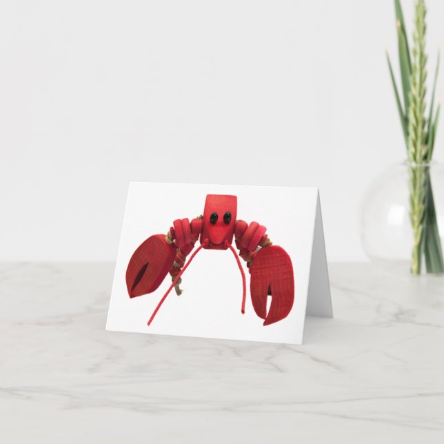 Jimmy Halfa Lobster Note Card (Front)
