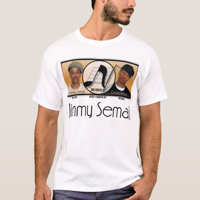 Jimmy Semaj Business Card T-Shirt (Front)