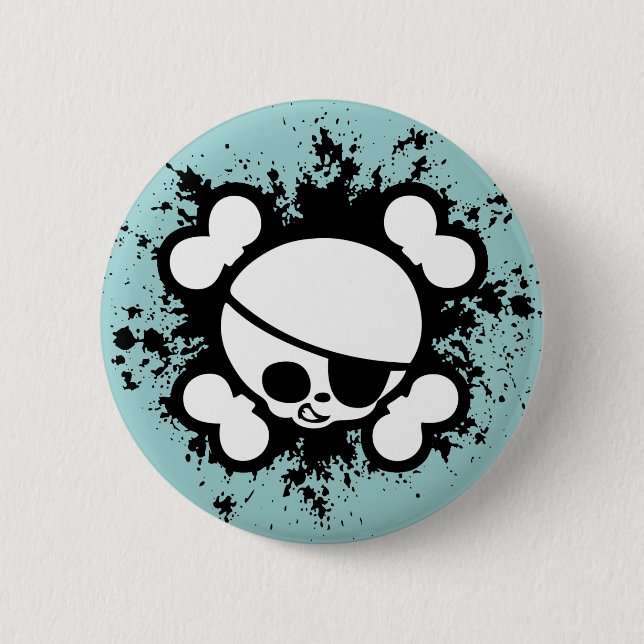 Jimmy Splat 6 Cm Round Badge (Front)