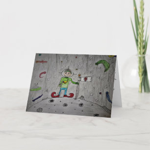 "Jimmy Taco's Space Expedition" Congratulator Card