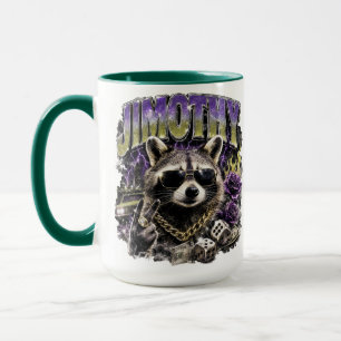 Jimothy Cool Racoon Urban Streetwear Mug
