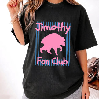 jimothy fan club Funny Racoon  T-Shirt