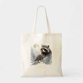 Jimothy Racoon Funny Jimothy From Seattle Print Tote Bag
