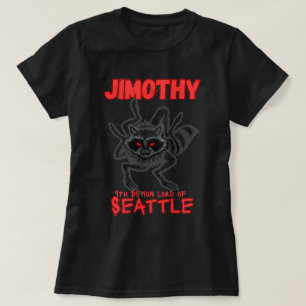 Jimothy Racoon Seattle Demon T-Shirt