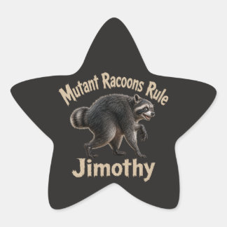 Jimothy Racoon Stickers