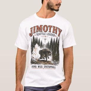 Jimothy Racoon Vintage Wildlife Forest Adventure T-Shirt