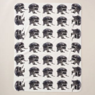 Jimothy the Racoon  Sherpa Blanket