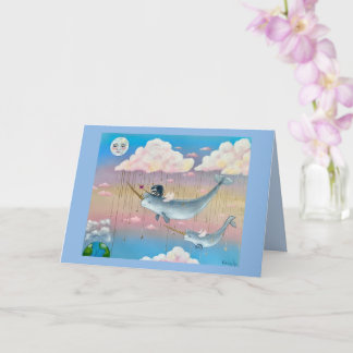 Jimothy the Racoon Whimsical Card
