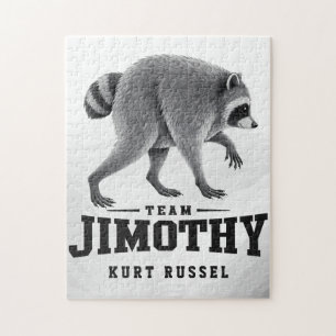 Jimothy Viral Racoon Funny Trash Panda Wildlife Jigsaw Puzzle