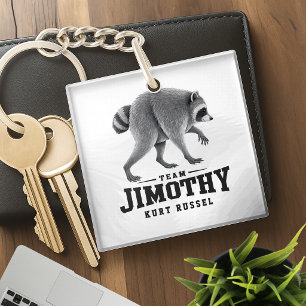 Jimothy Viral Racoon Funny Trash Panda Wildlife Key Ring