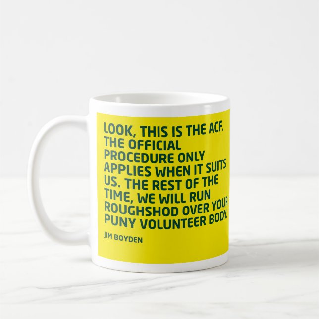 Jim's motivational mug #1 (Left)
