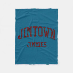 Jimtown high school hs elkhart in vintage sports fleece blanket