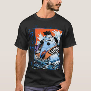 Jinbe Knight of the Sea Fishman Karate Anime Art T-Shirt