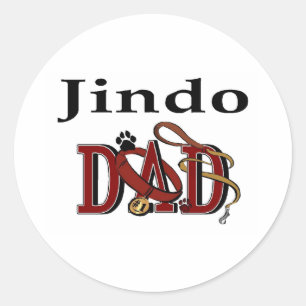 Jindo Dad Sticker