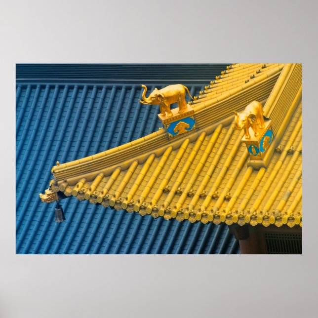 Jing'an Temple | Architectural Details Poster (Front)