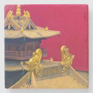 Jing'an Temple, Shanghai, China Stone Coaster