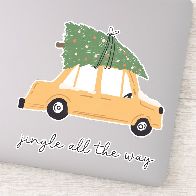 Jingle All The Way Car and Christmas Tree Holiday (Detail)