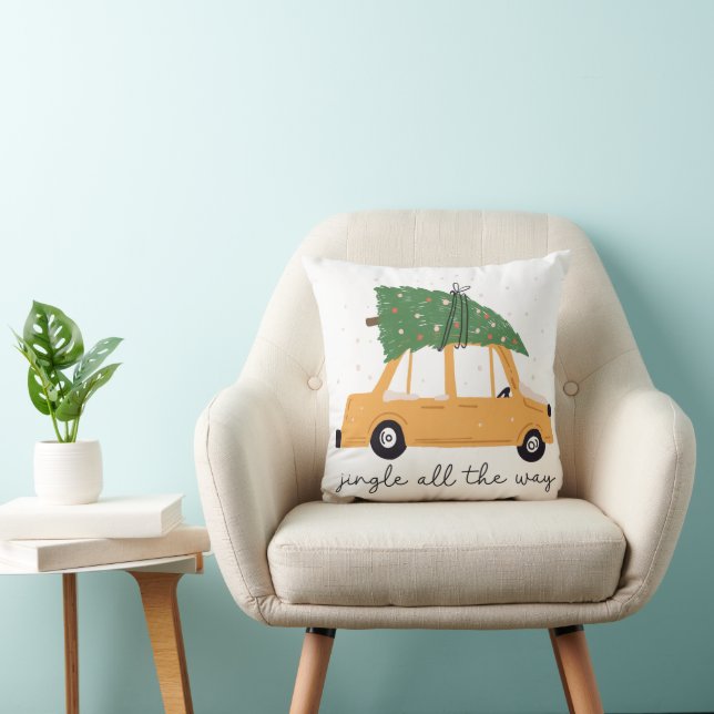 Jingle All The Way Christmas  Cushion (Chair)
