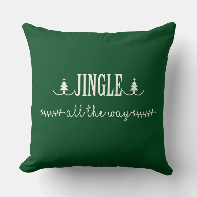 Jingle All The Way Cushion (Front)